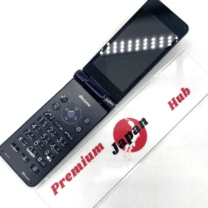SHARP AQUOS SH-01J Black Android Flip Phone Unlocked SIM Free Japanese Keitai - Picture 1 of 12