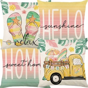 Pillowcases that Enhance your Home Style with Comfort set of Four Pieces - Picture 1 of 12