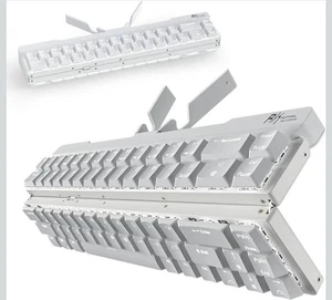 RK ROYAL KLUDGE F68 60% Foldable Low Profile Mechanical Keyboard,Aluminum Body. - Picture 1 of 8