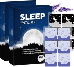 Sleep Patches for Adults Extra Strength 2 Box 60 Patches-6 (O1) - Picture 1 of 1