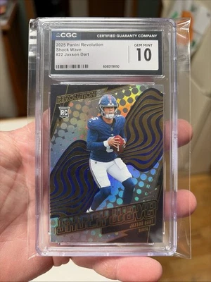 2025 Panini Revolution Shock Wave #22 Jaxon Dart Gem 10 - Image 1 of 2