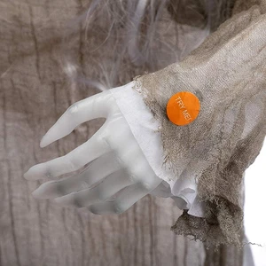 Halloween Decorations Outdoor Animated Hanging Ghost with Glowing Head Creepy - Picture 1 of 12