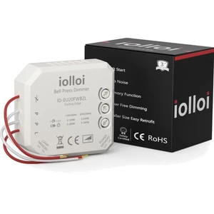 LED Dimmer, Unterputz Dimmer, 250W, Halogen, Phasenabschnitt, Schalter - Bild 1 von 10