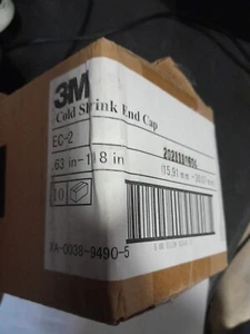 5 x  3M Cold Shrink End Cap EC-2  Use Range of .63 -1.18 in (15.91 - 30.07 mm) - Picture 1 of 5