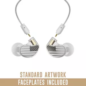 MEE audio M6 PRO 2nd Generation + Flag Artwork Faceplates Bundle (Clear) - Picture 1 of 3