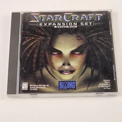 StarCraft (Windows 95/98/NT/Power Mac, 1999) Brood War Expansion Set Blizzard - Image 1 of 4