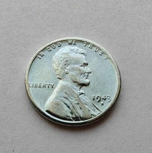 1943 - S Lincoln Wheat Cent Steel Penny US Coin - Picture 1 of 12