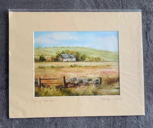 Print of The Peak District of Over Haddon by Artist Helen Clark *Slight Damage* - Picture 1 of 7