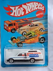 Hot Wheels 1982 Vintage anni 80 Good Time Camper Minitrek #1697 Black Wall Mattel - Foto 1 di 4