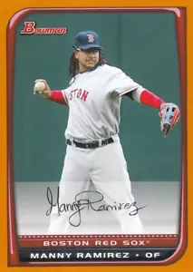 2008 Bowman Baseball "Main Set Orange" Parallel Cards - Picture 1 of 7