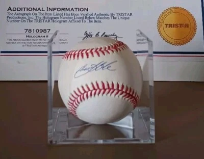 Gerrit Cole Signed Auto Autograph Rawlings Baseball MLB & Tristar COA - Image 1 of 3