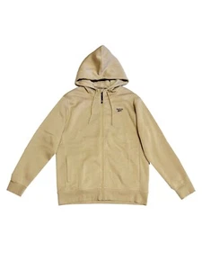 Reebok Men's Courtside CVC Full Zip Fleece Hoodie Sweater Jacket, L - Picture 1 of 2