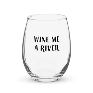 Wine Me A River | Divertida copa de vino | Regalo de novia | 15 oz / 443 ml - Imagen 1 de 4