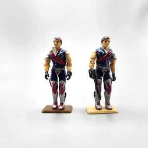 GI Joe Tomax + Xamot 1985 Hasbro 3.75" Action Figure Missing Sky Hooks, String - Picture 1 of 18
