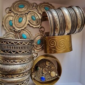 lot bijoux vintages ethniques à porter ou détourner