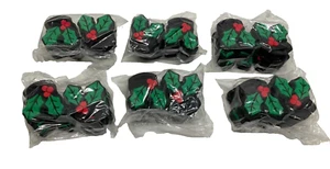 Christmas Holly Themed Chunky Stamps. 6-Pack - Picture 1 of 6