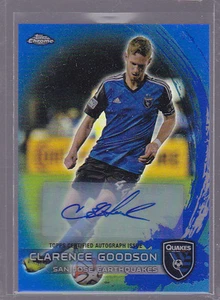2014 Topps Chrome MLS Autographs Blue Refractors Clarence Goodson Auto 84/99 - Picture 1 of 1
