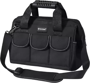 TICONN 12 Zoll Werkzeugtasche mit wasserdichtem weichem Boden, mehrere Taschen Weithalswerkzeug - Bild 1 von 12