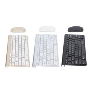 Ultra Thin Silent Wireless Keyboard and Mouse Combo 2.4GHz Wireless Mouse 78Keys - Picture 1 of 15