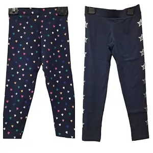 Ex M & S Mädchen Leggings Hose Sterne Glitzer NEU 6-13 Jahre - Bild 1 von 13