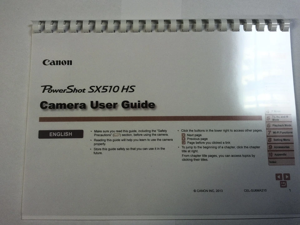 CANON POWERSHOT SX510HS MANUAL DE INSTRUCCIONES IMPRESO MANUAL INSTRUCCIONES 167 PÁGINAS A5