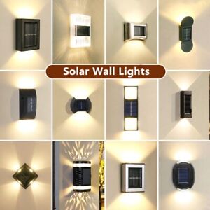 Outdoor Solar Deck Light Fence Wall Lamp Garden Patio Pathway Stairs Step Lamp