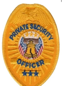 Generic Private Security Patch (NEW) in Gold color - Picture 1 of 1