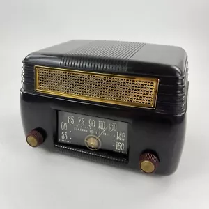 Vintage General Electric Röhrenradio Model 202 Powers On - Bild 1 von 9