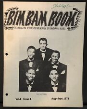 Bim Bam Boom Vol. 1 #1 (The Cleftones, August-September 1971, Oldies Magazine)