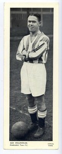 (Jg6305) TOPICAL TIMES,FOOTBALLERS,KEN WILLINGHAM HUDDERSFIELD TOWN F.C,1935,#