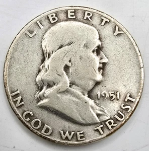 1963 P Franklin Half Dollar AU You Grade It 90% Silver Type Coin Free Ship - Picture 1 of 4