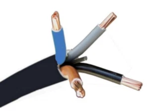 (5,02€/m) 1 Meter Alu Erdkabel Starkstromkabel NAYY-O 4x16 RE Meterware ab Lager - Bild 1 von 1