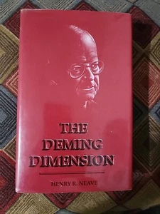 THE DEMING DIMENSION By Henry R. Neave Hardcover Good Condition - Imagen 1 de 4
