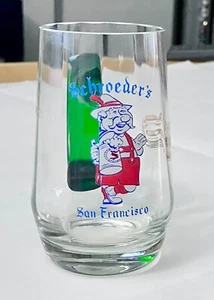 Schroeder's Cafe San Francisco 90th Anniversary Glass Mug Rastal  0.2 litre - Picture 1 of 11