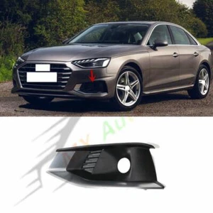 Left Side Plating Front Bumper Fog Light Trim Cover Fit For Audi A4 2020-2022 - Picture 1 of 5