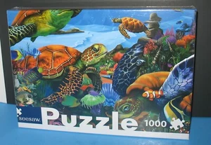 Seesaw Turtle Bay 1000 Piece Jigsaw Puzzle by Gerald Newton Sealed - Picture 1 of 3