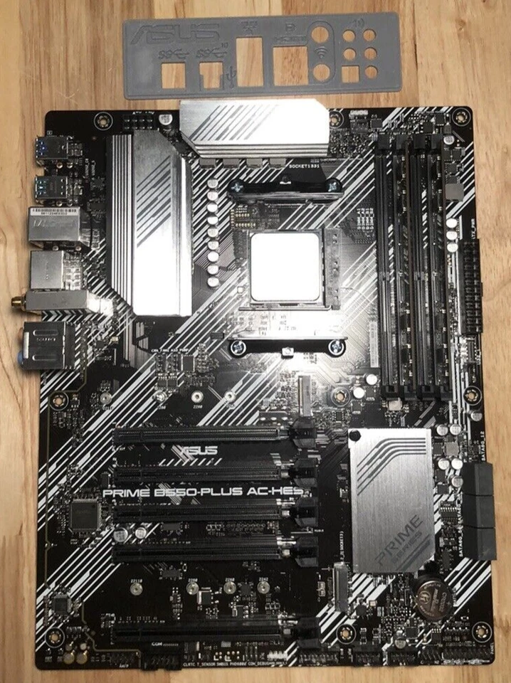 CPU + Motherboard + RAM Combo: ASUS PRIME B550-PLUS AC-HES + Ryzen 5 2600 + 8GB - Image 1 of 4