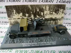 PZ2 tank militaire 1/72 PANZER Flakvierling SdKfz 7/1 trailer 24 pz 1942 URSS - Imagen 1 de 1