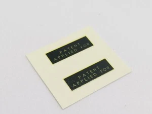 Vintage Les Paul PAF Decal Patent Applied For Humbucker Nitro Lacquer Tinted (2) - Picture 1 of 3
