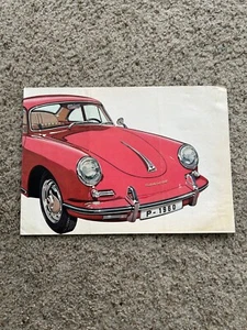 1960 Porsche 356 color sales folder. - Foto 1 di 4