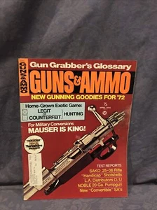 Guns&Ammo April 1972 Magazine For Military Conversions Mauser Is King Article - Picture 1 of 4