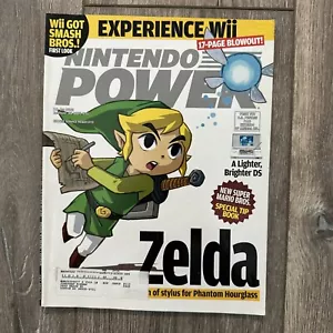 Nintendo Power 205 Zelda Phantom Hourglass w/poster, NEW Super Mario Mini-guide - Picture 1 of 9