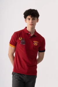 Poloshirt Herren rot Farbe von Monark&Co - Bild 1 von 4