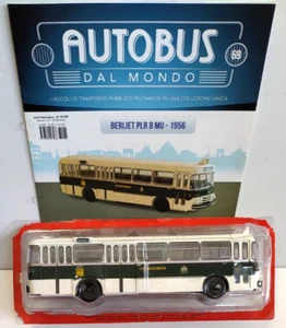 HACHETTE AUTOBUS DAL MONDO 1:43 BUS BERLIET PLR 8 MU 1956 CON FASCICOLO 69 - Foto 1 di 1