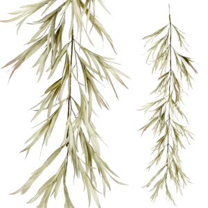 Künstliche Herbst-Olivenblätter-Kunstranke 165 cm grün Deko-Girlande Olivenranke - Bild 1 von 4