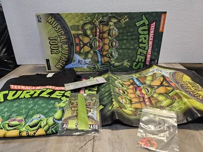 NECA TMNT Musical Mutagen Tour + Merch Bundle Talla S Foto 1 de 4