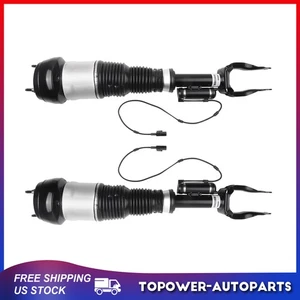Front Pair Air Suspension Struts Fits Mercedes W166 X166 GL450 ML550 GL550 w/ADS - Picture 1 of 5