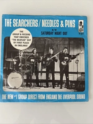The Searchers Picture Sleeve/45 Needles And Pins/Saturday Night Out  Kapp K-577 - Image 1 of 4