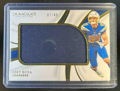 2019 Immaculate Joey Bosa Standard Jerseys #7/49 Chargers - Image 1 of 2