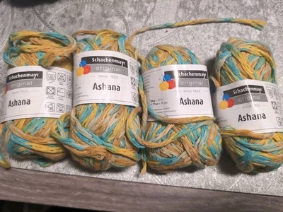 4 x 50 g Schachenmayr ASHANA Bändchengarn  - Bild 1 von 4